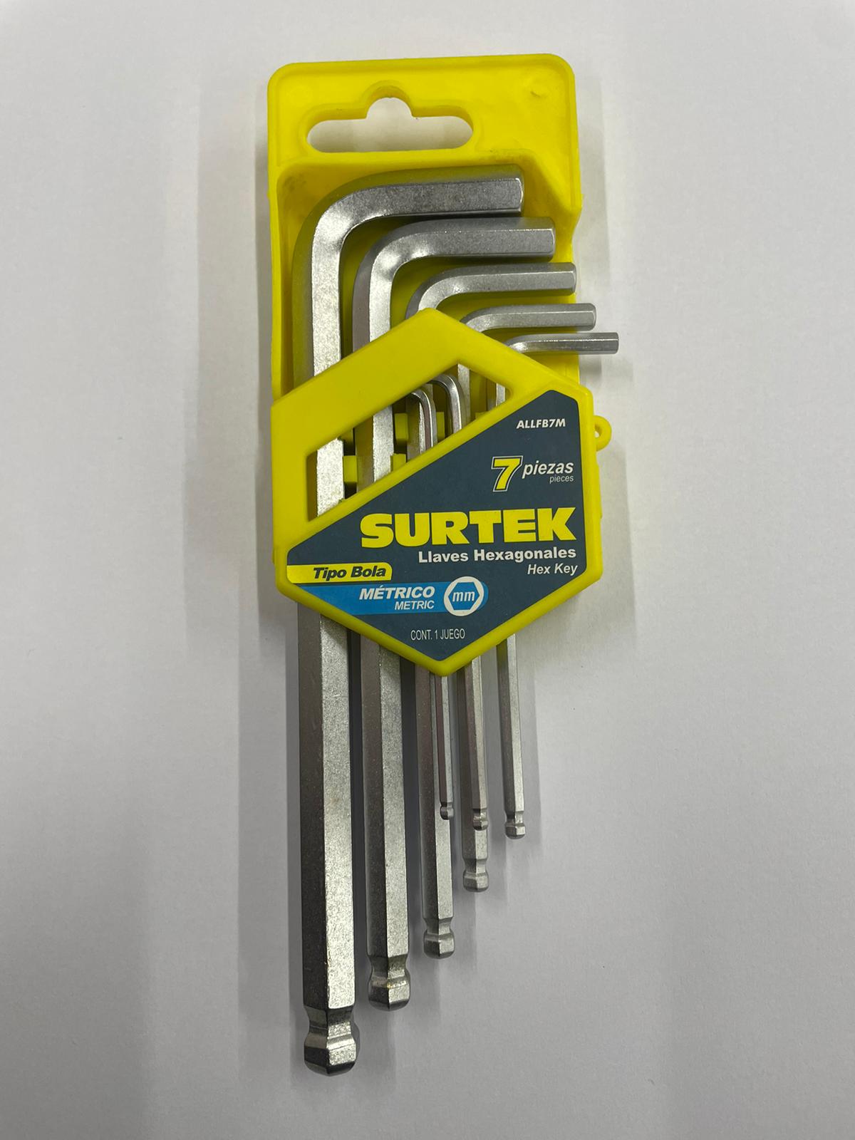 JUEGO 9 LLAVE HEX SURTEK