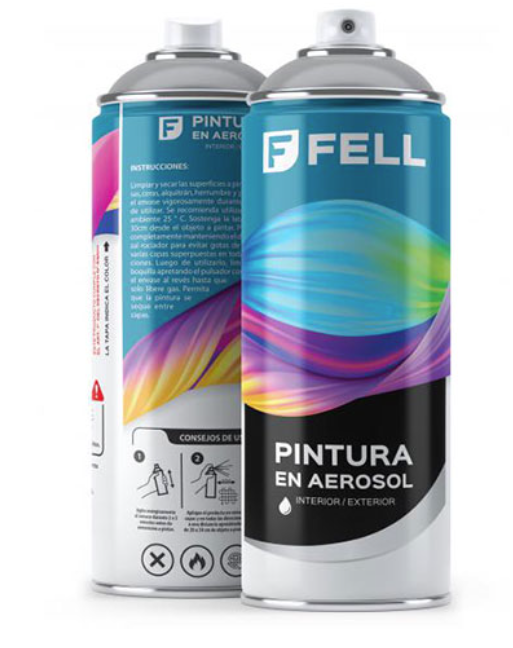 PINTURA AEROSOL FELL ALTA TEMPERATURA